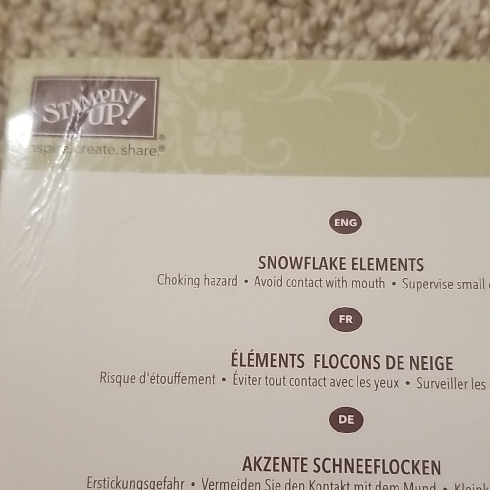 Stampin' Up! Snowflake Elements